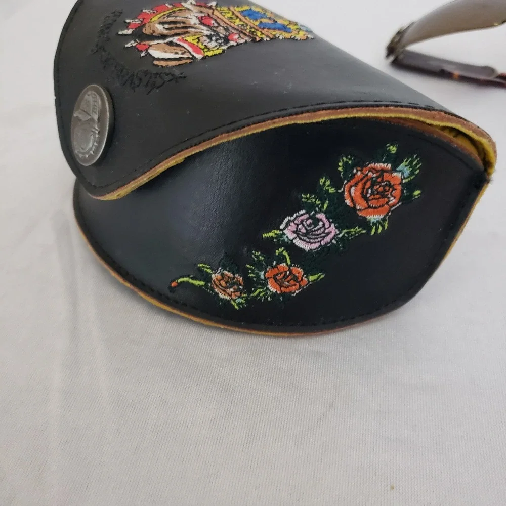 Y2K Ed Hardy EHS017 King of Beasts Sunglasses w/ Case 63-13 120‎ FRAMES ONLY